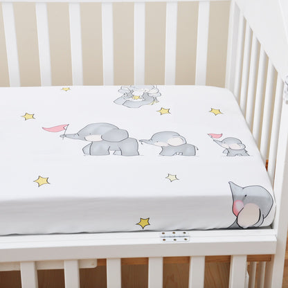 Baby-Bettwäsche aus Baumwolle – Kinderbettbezug für Mutter und Baby, ideal für Allergiker und im kindgerechten Cartoon-Design